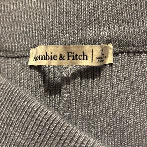 Abercrombie & Fitch Light Gray Flare Pants - Picture 4 of 9